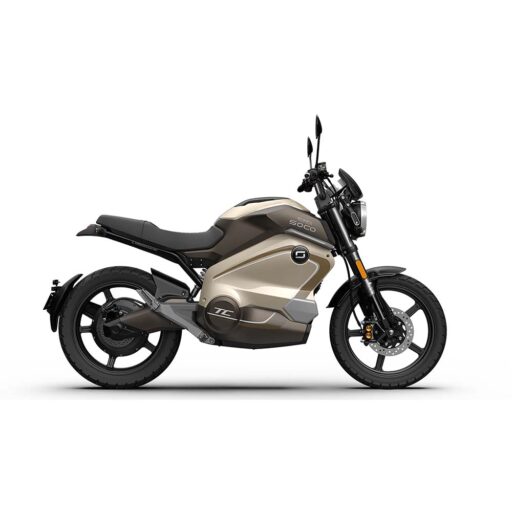 Super Soco TC Wanderer - Moto elettrica con motore da 2500W e omologazione L3. Guidala con patente A1 e B. Acquista online su Elettromove.