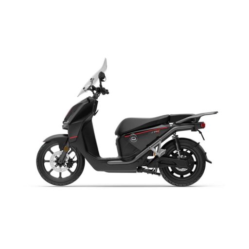 Scooter elettrico V moto Super Soco GPX 4000W, doppia betteria, colore rosso e nero