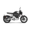 Moto elettrica V moto Super Soco TCMAX 3900W, colore argento cerchi in lega neri